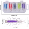 thumbnail image 6 of Fishing Lures 10-Piece Realistic Centipede Soft Bait with Sequins, Bass & Crappie Lures for Freshwater and Saltwater, Glow-in-the-Dark Attract Gear for Salmon, Catfish, Shrimp Outdoors (LK), 6 of 7