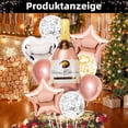 thumbnail image 3 of Decoración de 40 cumpleaños para mujer, decoración de cumpleaños para mujer, pancarta larga de feliz cumpleaños, banderines y globos de confeti de oro rosa negro, juego de decoración, 3 of 7