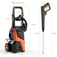thumbnail image 2 of Pirecart 2700 PSI 1.7 GPM Electric Pressure Washer High Pressure Cleaning Machine with Foam Cannon, 4-Nozzle Set.  Power Washer with Soap Bottle., 2 of 8