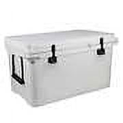 Coho Outdoors 55 Quart Roto Thermocooler with Bottle Opener, White