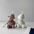 thumbnail image 1 of 2 Piezas Moldes Silicona para Velas Oso Navideño, Moldes Cemento Resina para Jabón Yeso con Aroma A Oso para Hacer Velas, Herramientas para Hacer Velas, 1 of 4