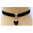 thumbnail image 3 of Collar de cadena de clavícula de encaje negro, collar de tira de tela, gargantilla gótica de encaje punk, collar de encaje de lujo ligero, 3 of 5
