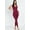 BURGUNDY, variant on Athletic Back Bodycon Jumpsuit