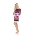 thumbnail image 2 of White Mark 803-30-XL Women Lenora Dress - Pink - Extra Large, 2 of 6