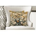 thumbnail image 5 of Ambesonne Floral Eucalyptus Throw Pillow Cover Pack of 2, Century&nbsp;Modern, 2 Pcs-36"x36", Amber Laurel Green, 5 of 5