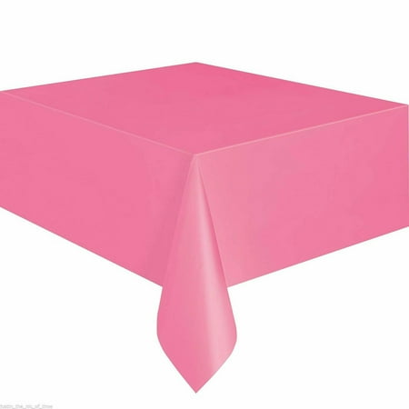

Large Plastic Rectangle Table Cover Cloth Wipe Clean Party Tablecloth Covers