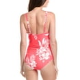 thumbnail image 2 of SEA LEVEL AUSTRALIA womens  Aloha Cross Front Multifit One-Piece, 4, Red, 2 of 3