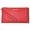 Bright Red, variant on Michael Kors Women's Jet Set Travel Large Top Zip Pebbled Leather Wristlet Pouch (Bright Red)