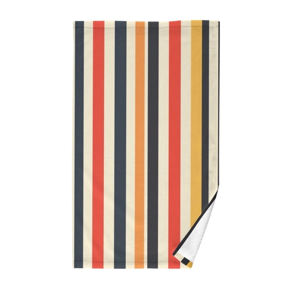 Pure Cotton Face Towel 16x28 Inches Hand Towel Bath Towel Hand Bath Towels Soft Good Water Absorption for Washing Face Wiping Face Colorful Striped