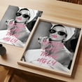 thumbnail image 4 of Women Bath Wall Decor - Better Late Than Ugly - Audrey Hepburn Poster - Glam Pink Bathroom Wall Art - Black and White Print - Vintage Hollywood Fashion Photo - Unframed Print 8x10 inches, 4 of 6