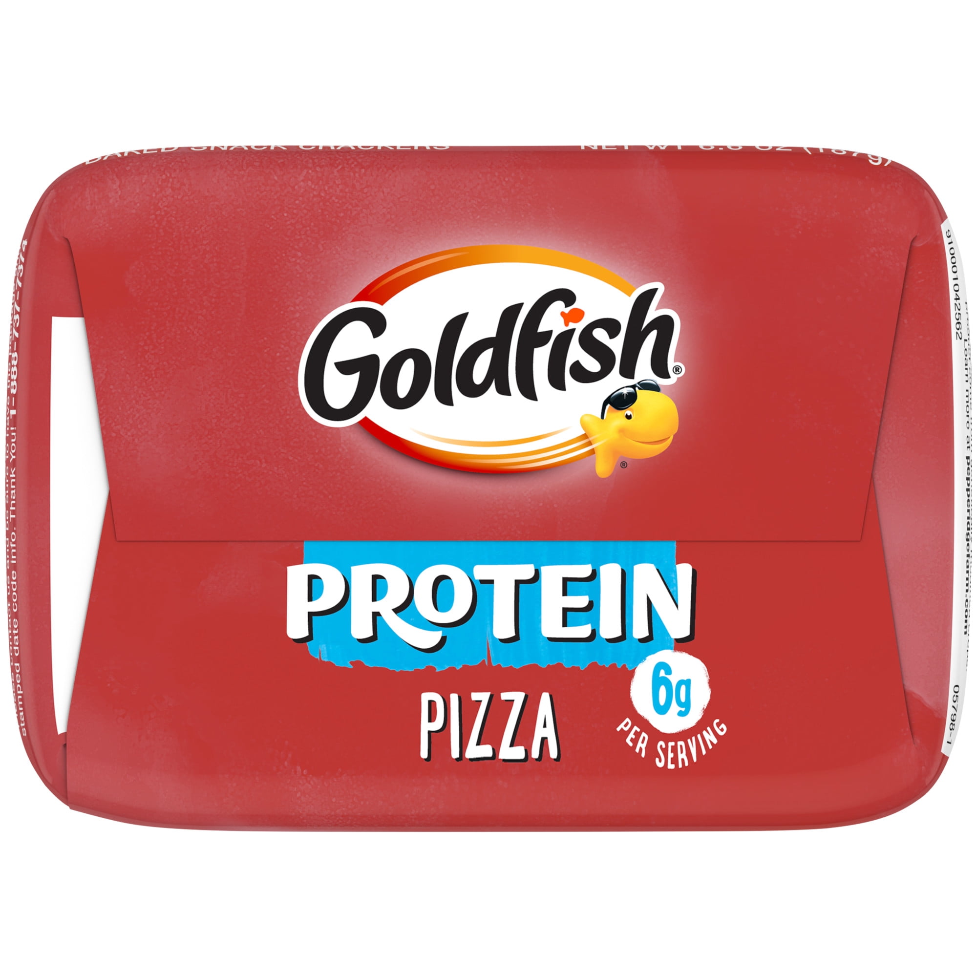 Goldfish 6g Protein Pizza Crackers, 6.6 oz Bag