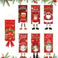 thumbnail image 5 of Bandera colgante de Papá Noel, decoraciones navideñas para el hogar, adornos navideños 2024, regalos de Navidad y Año Nuevo 2025, 5 of 5