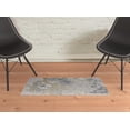 thumbnail image 2 of 2' x 3' Gray Abstract Area Rug, 2 of 4