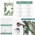 thumbnail image 6 of Green Leaves Balloon Curtains for Windows, Bedroom Curtains 54 Inch Length, Tropical Summer Botanical Watercolor Elegant Leaf Tie Up Curtains Panels Thermal Insulated Bathroom Curtains Window 42"x54", 6 of 8