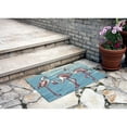 thumbnail image 3 of Liora Manne Frontporch Flamingo Blue Indoor/Outdoor Rug 30" x 48", 3 of 4