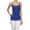 Royal Blue, variant on Basic Spaghetti Strap Camisole Tank Top Stretch Bust Hem Lace Seamless (Black)