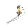 thumbnail image 2 of IFANLANDOR 1Pack Trombone Water Key Tool Silver Cork Pad for Hobbyists Music Practice, 2 of 7