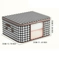 thumbnail image 3 of Big Sale ! WOAHU Home Textile Storage,Storage Case,Storage Bag Visual Pane Large Capacity Folding Portable Wardrobe Sorting Storage Box with Handle Zipper for Home Pillow Blanket Bedding Quilt, 3 of 8
