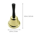 thumbnail image 4 of OULII 2Pcs Golden Handbell with Hand Operated Feature for Adults 4.9X3.0X3.0In, 4 of 7
