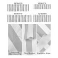 thumbnail image 2 of Curtain Valance for Windows Grey Stripes White Striped Kitchen Valances Rod Pocket Short Curtains,Modern Geometric Art Window Treatment Panel for Living Room Bathroom Bedroom 42x18in, 2 of 8