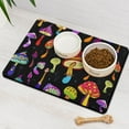 thumbnail image 3 of Neon Mushroom Dog Feeding Mat - Absorbent Pet Food Mat - Non-Slip Rubber Bottom - Scientific Design - 4-Layer Protection for Puppies & Senior Dogs, 3 of 3