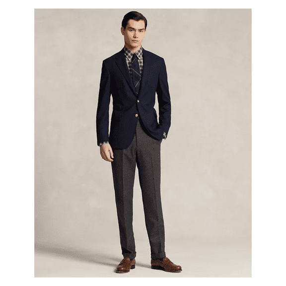 Polo Ralph Lauren Men's Classic Fit Plaid Twill Shirt White Red Small