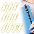 thumbnail image 5 of 40 Pcs Porte-Trombones en Métal, Trombones Multicolores en Acier Inoxydable pour Bureau, Table et Journal, 5 of 5