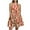 Orange, variant on Summer Plus Size Dresses for Womens 2026 Fashion Casual Sleeveless Bohemian Fashion Loose V-neck Pleated Print Dress Dress