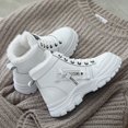 thumbnail image 6 of Xiaoxatg Women's Casual Shoes Winter Plus Velvet Versatile Warm High Top Boots for Comfort and Style 8 White, 6 of 9