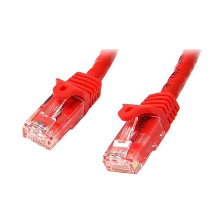 UPC: 0065030838399 | StarTech.com N6PATCH15RD 15 ft. Cat 6 Red Snagless Cat6 UTP Patch Cable – ETL Verified