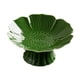 thumbnail image 3 of Cuenco decorativo Macarena verde oscuro con base, 3 of 8
