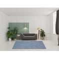 thumbnail image 5 of 7' X 10' Blue And Grey Striped Non Skid Indoor Outdoor Area Rug, 5 of 12