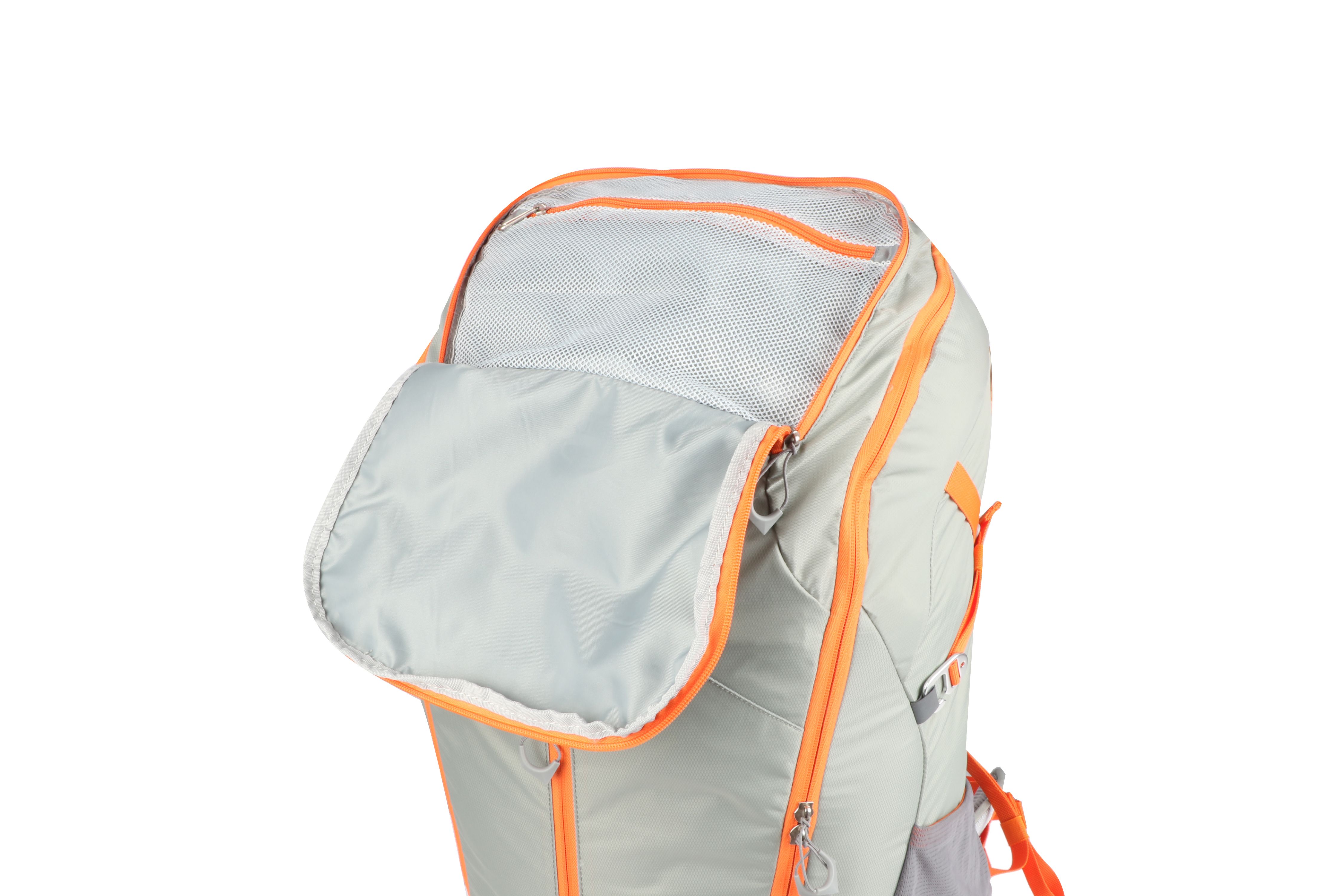 Ozark Trail 40L Lightweight Hiking Backpack, Gray, Unisex, Adult - image 4 of 8