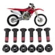 thumbnail image 1 of Kit De Tuercas De Pernos De Piñón De Motocicleta, Kit De Tuercas De Pernos De Piñón De Moto De Cross Fácil De Instalar Para YZ YZF, 1 of 7