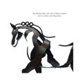 thumbnail image 2 of Metal three-dimensional hollow Adonis horse sculpture horse sculpture-Adonis desktop sculpture, 2 of 3