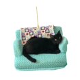 thumbnail image 4 of Adorno acrílico de gato negro para Navidad, divertido accesorio fotográfico para amantes de los gatos. Estilo A, 4 of 9