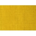 thumbnail image 1 of Ahgly Company Machine Washable Indoor Rectangle Abstract Yellow Modern Area Rugs, 4' x 6', 1 of 4