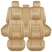 Maidao Car Seat Covers Leather Set for Mercedes-Benz for GLE43AMG 2016-Present Compatible Airbag Water Resistant Front Rear Cushion Protector