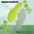 thumbnail image 4 of 2 Pairs Sports Insoles Deodorant Breathable Shoe Inserts Plantar Fasciitis Orthopedic Cushioning Insoles for Men Women Travel Work, 4 of 8