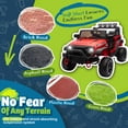 thumbnail image 4 of Okybaby 24V Kids Ride on Truck Car with Parents Remote,400W Motor, Electric Power Ride on Toy Car with High Chassis, Four-wheel Suspension, LED Light,USB,Bluetooth,MP3 for Kids Aged 3+,Red, 4 of 7