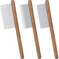 thumbnail image 2 of BRILLAR Peine antipulgas para perros y gatos - Peine de madera para pelo largo y corto, 2 of 4