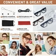 thumbnail image 6 of OCCI CHIARI Reading Glasses for Women Cat Eye Fashion Reader 1.0 1.25 1.5 1.75 2.0 2.25 2.5 2.75 3.0 3.5 4.0 5.0 6.0 (Black,2.00) with Arylic Lens, 6 of 6