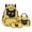 Black Cat Yellow Lemon, variant on Peacock Butterrfly Floral Print School Supplies for Students 17 Inch Backpack with Lunch Box Pencil Case 3Pcs Set Large Capacity Bookbag for Boys Girls Back to School Gifts