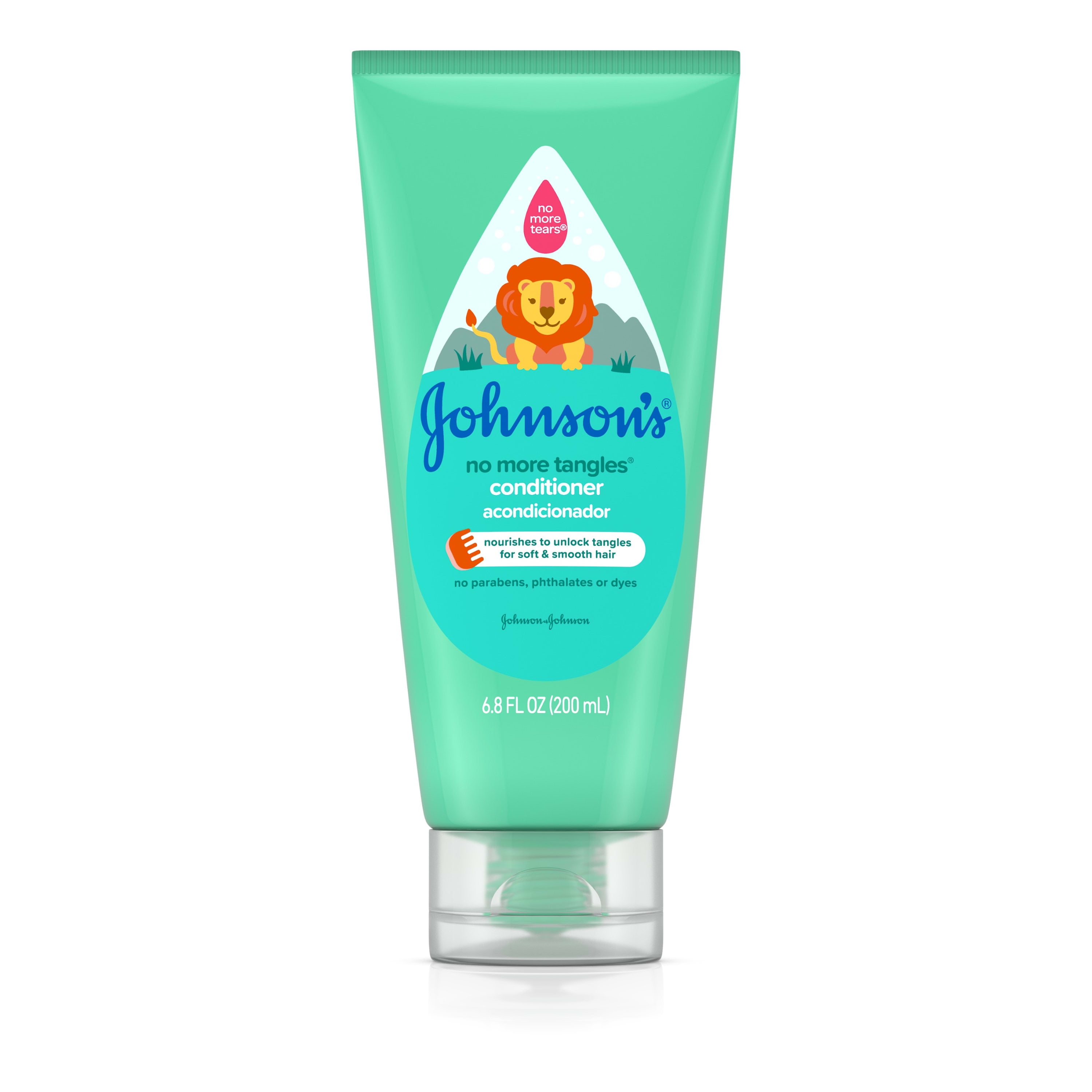 Johnson's No More Tangles Conditioner, Paraben Free, 6.8 fl. oz