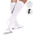 thumbnail image 2 of Core-Spun by Therafirm 15-20mmHg Moderate Support Compression Socks - Slate/Grey/Black Argyle, X-Large, 2 of 7