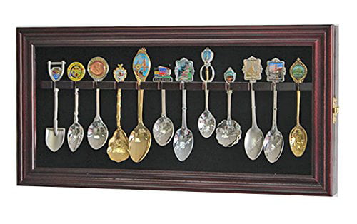 12pc Butterfly Wooden Spoon Display Rack Mahogany huge range - see list 