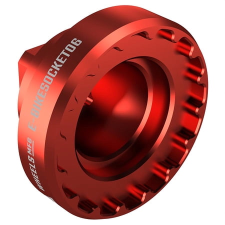 Wheels Manufacturing E-BikeSocket 06 EBike Lockring Socket Red 54mm Shimano STEPS Lockring E-BikeSocket06 price history on PriceWatchPro