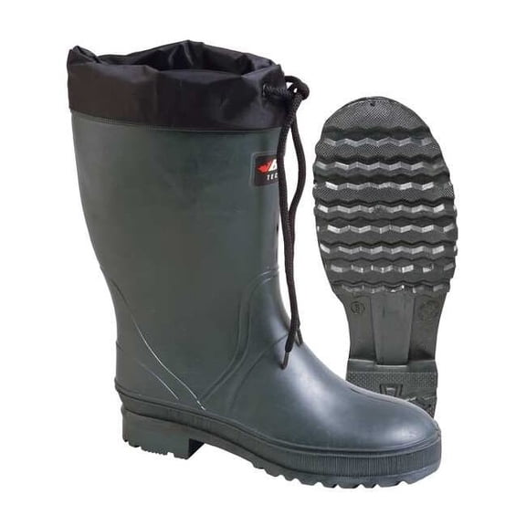 Baffin Rubber Boot,Women's,8,Mid-Calf,Green,PR 8604-0000-482
