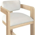 thumbnail image 5 of Meridian Furniture Sacha Cream Velvet Stool, 5 of 9