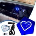 thumbnail image 2 of New Jdm Car Window Neon Interior Modified Heart-Shaped Led Atmosphere Light, 2 of 9